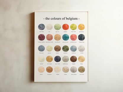 The Colours of  Belgium – Watercolor