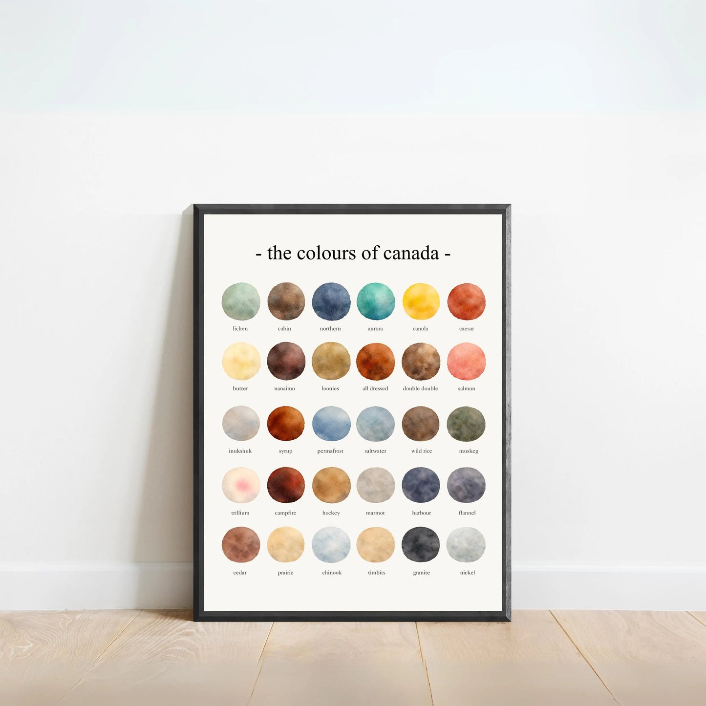 The Colours of  Canada – Watercolor