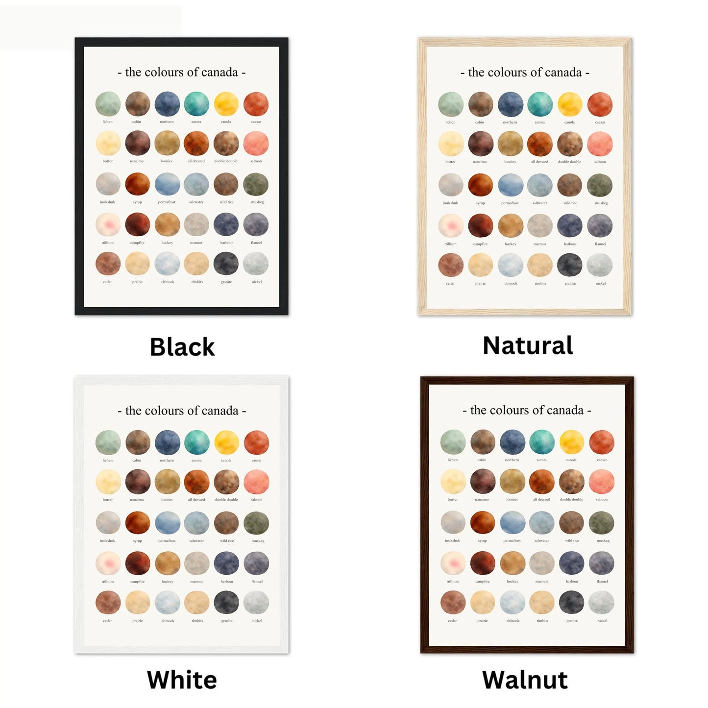 The Colours of  Canada – Watercolor