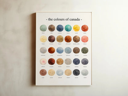 The Colours of  Canada – Watercolor