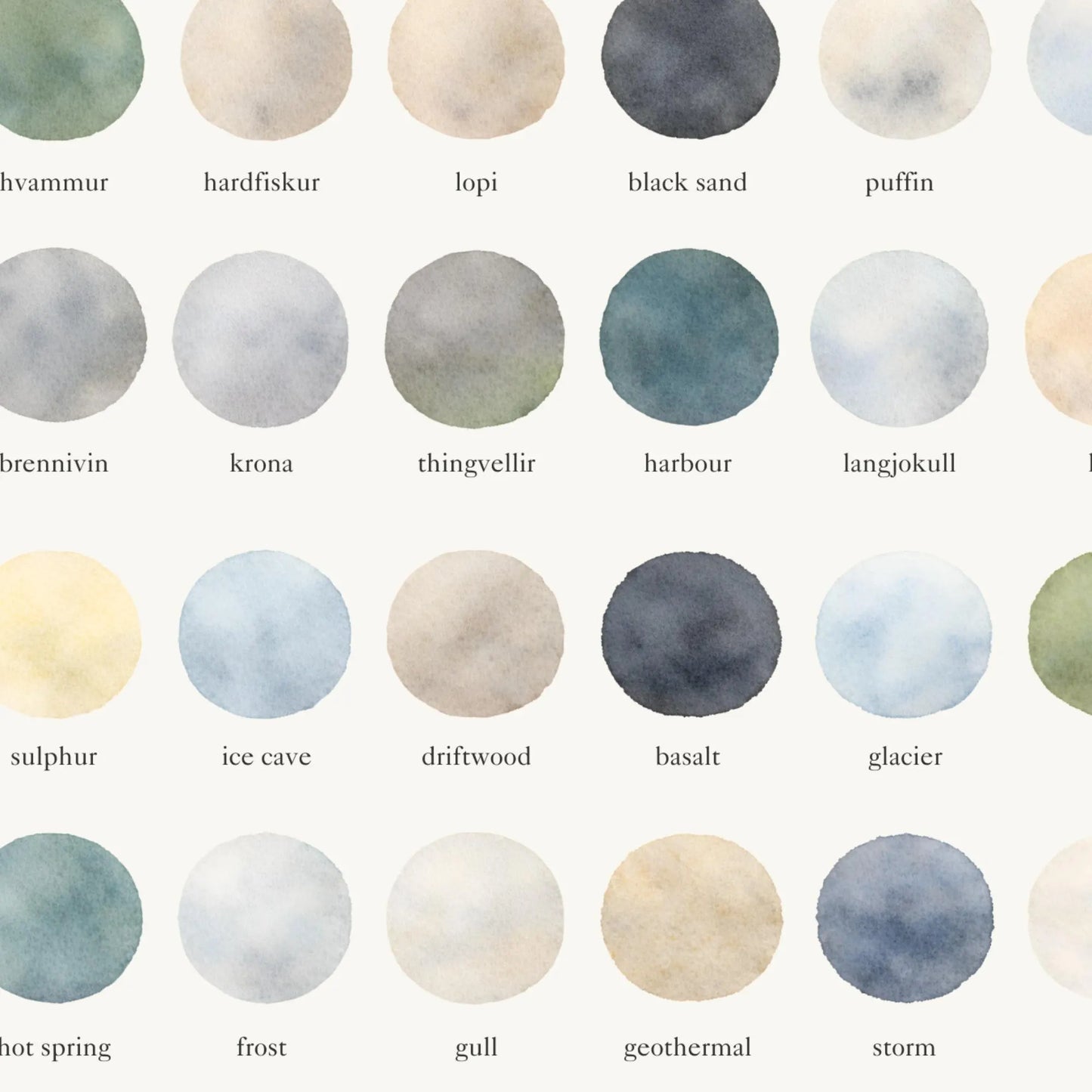 The Colours of Iceland – Watercolor