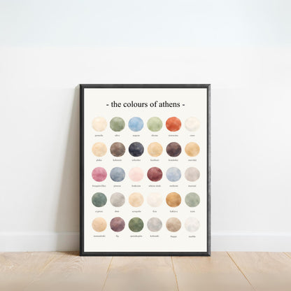 The Colours of Athens – Watercolor