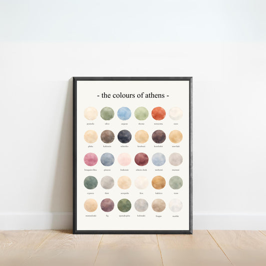 The Colours of Athens – Watercolor