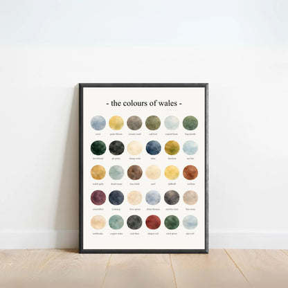 The Colours of Wales - Watercolor Print