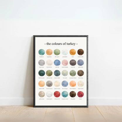 The Colours of Turkey - Watercolor Print