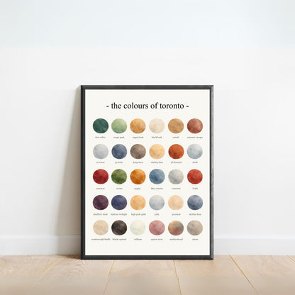 The Colours of Toronto - Watercolor Print