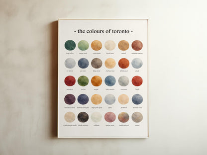 The Colours of Toronto - Watercolor Print