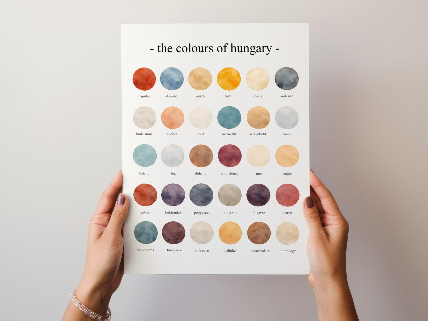 The Colours of  Hungary – Watercolor