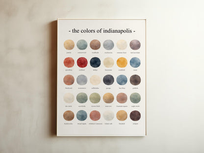 The Colors of Indianapolis – Watercolor