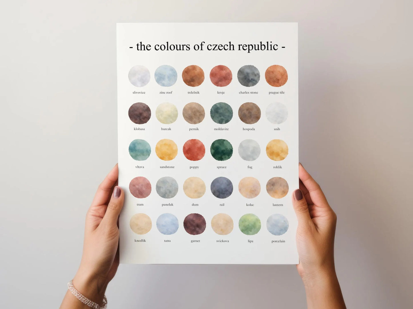 The Colours of  Czech Republic – Watercolor