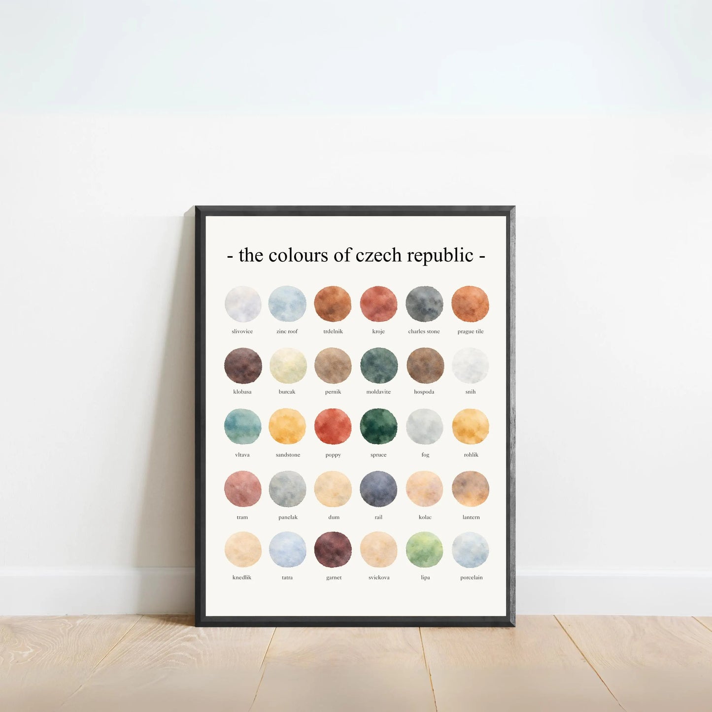 The Colours of  Czech Republic – Watercolor