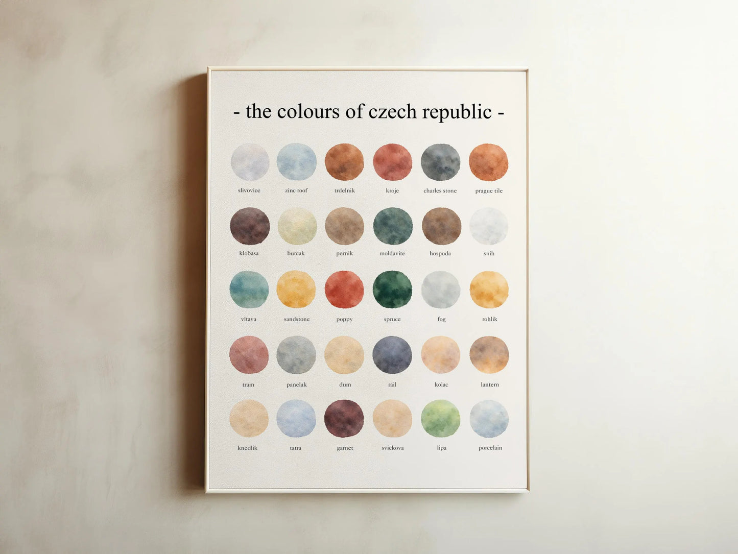 The Colours of  Czech Republic – Watercolor