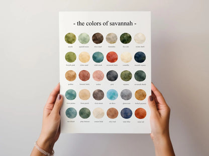 The Colors of Savannah – Watercolor