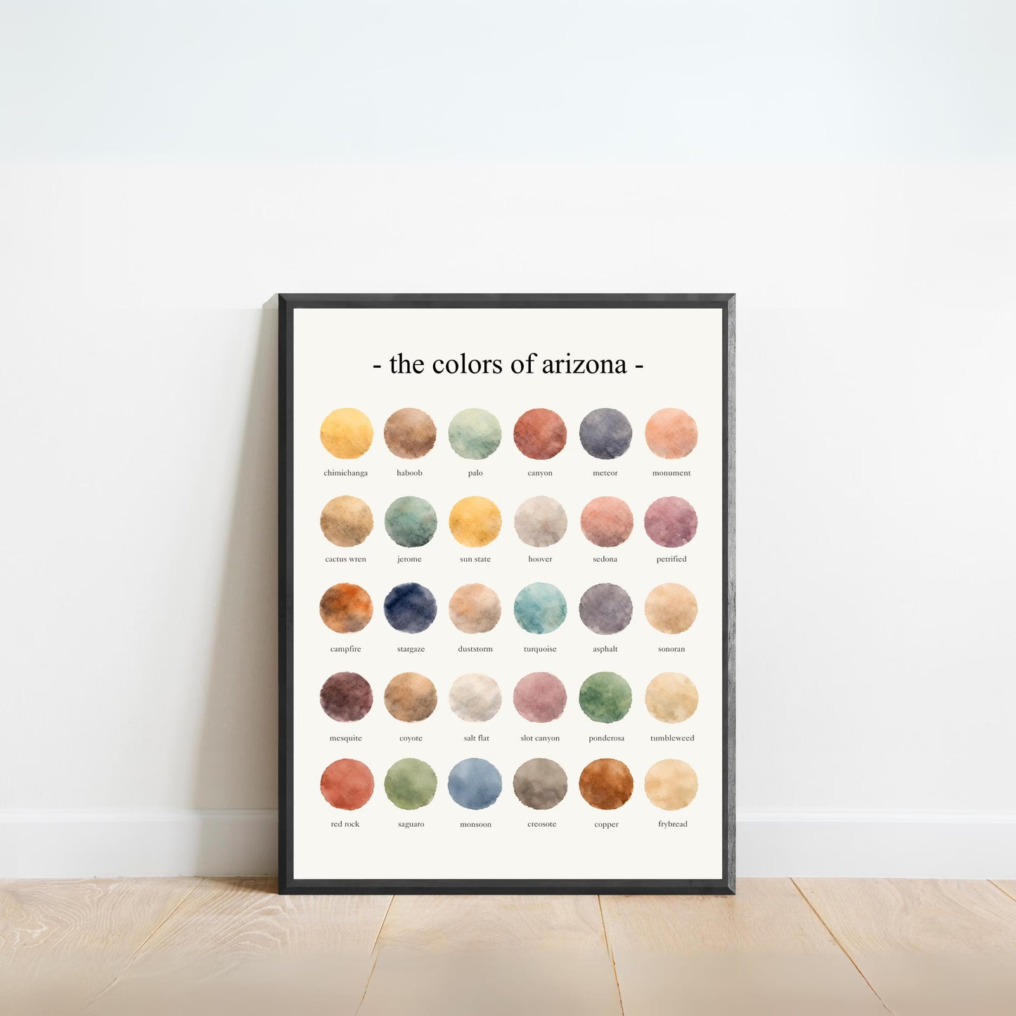 The Colors of Arizona - Watercolor Print