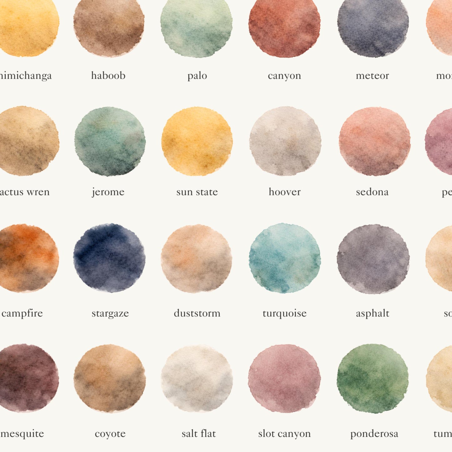 The Colors of Arizona - Watercolor Print