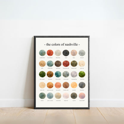 The Colors of Nashville – Watercolor
