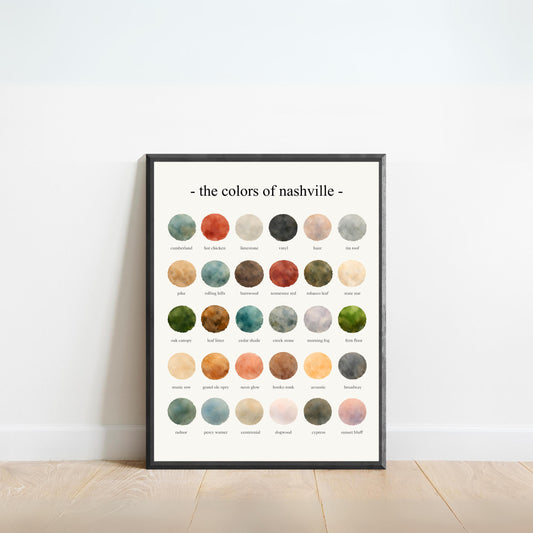 The Colors of Nashville – Watercolor
