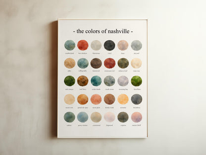 The Colors of Nashville – Watercolor