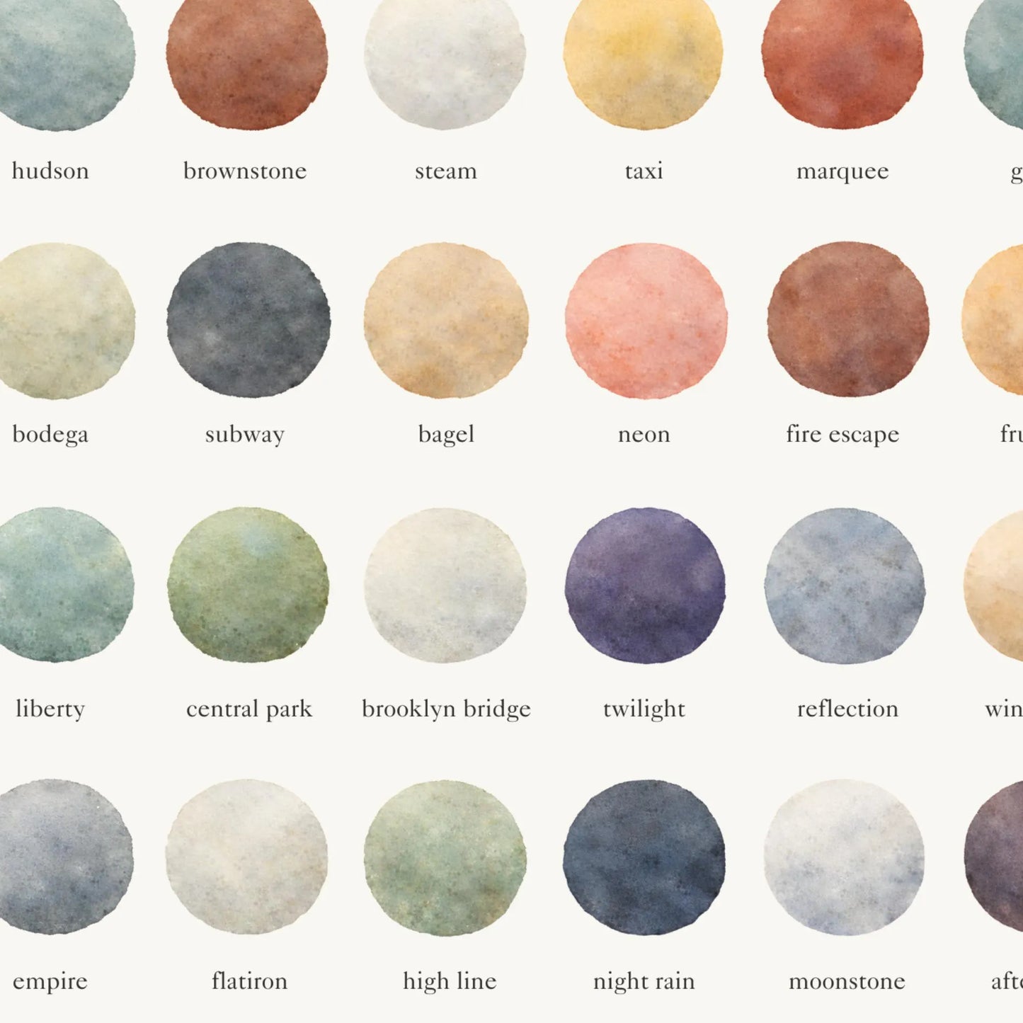 The Colors of New York - Watercolor Print