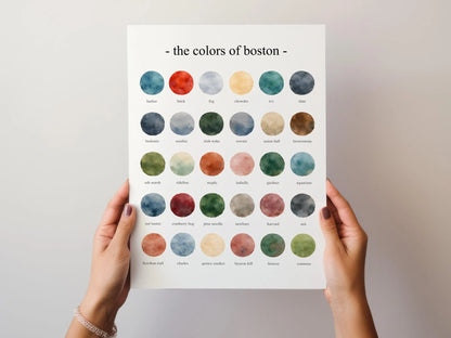 The Colors of Boston – Watercolor