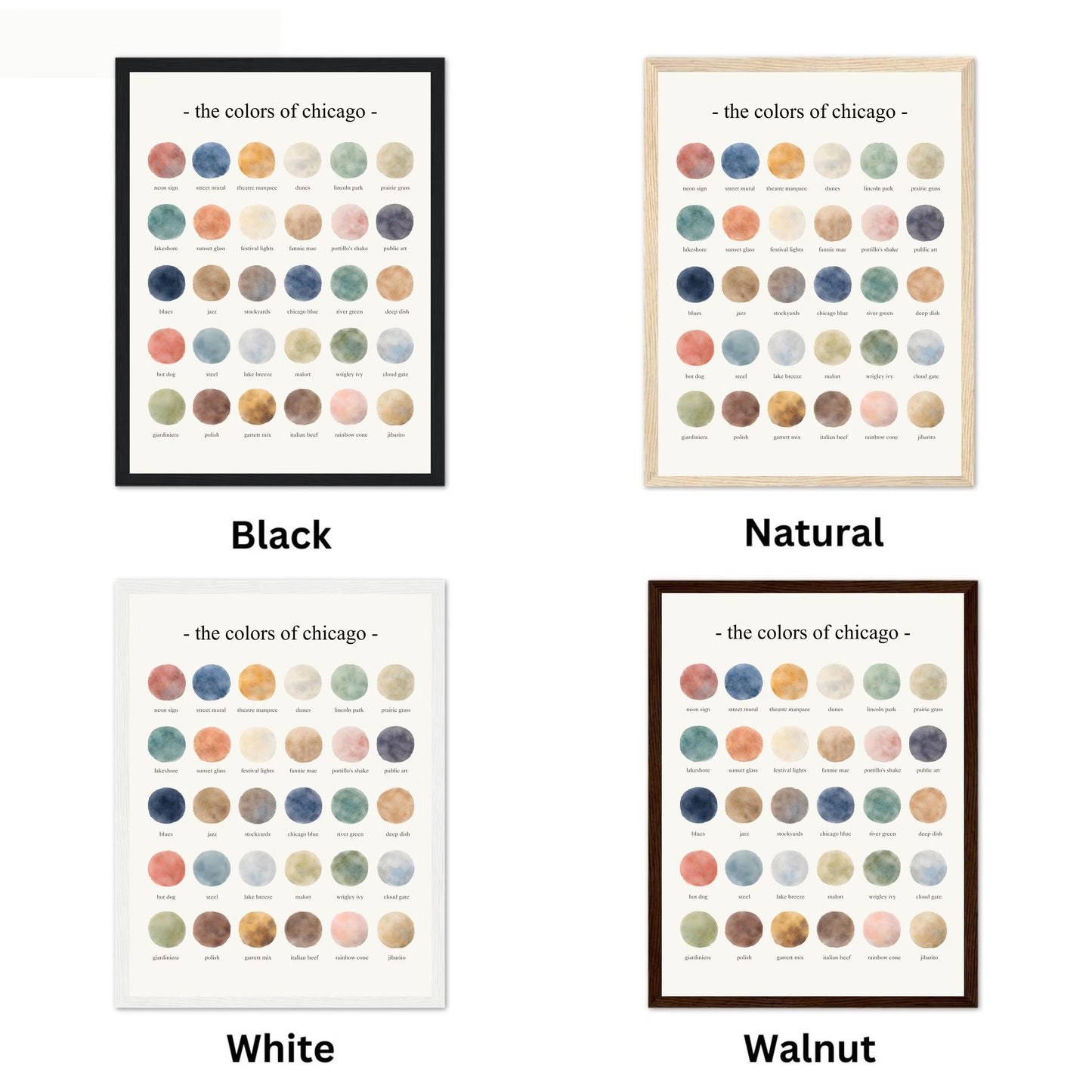 The Colors of Chicago – Watercolor