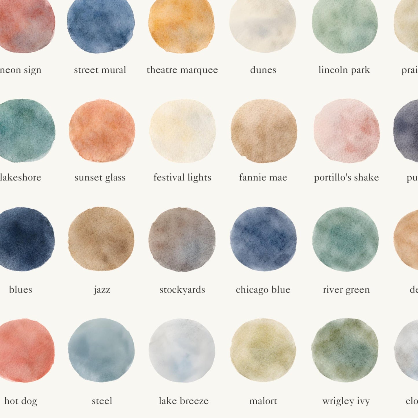 The Colors of Chicago – Watercolor
