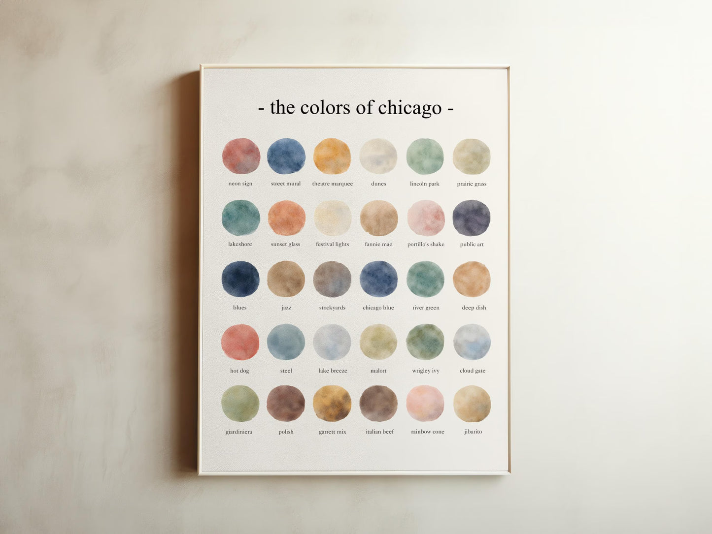 The Colors of Chicago – Watercolor