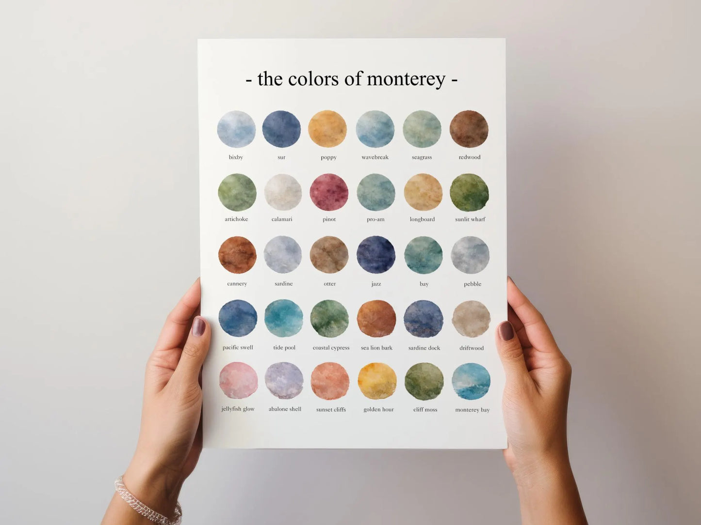 The Colors of Monterey – Watercolor
