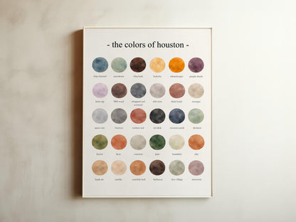 The Colors of Houston – Watercolor