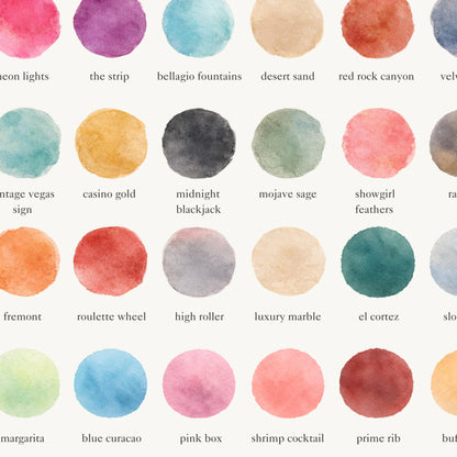 The Colors of Las Vegas – Watercolor