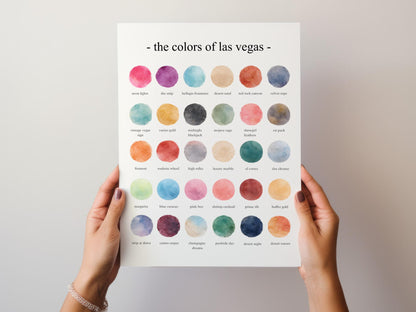 The Colors of Las Vegas – Watercolor