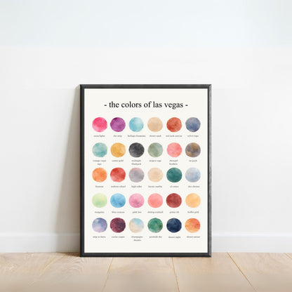 The Colors of Las Vegas – Watercolor