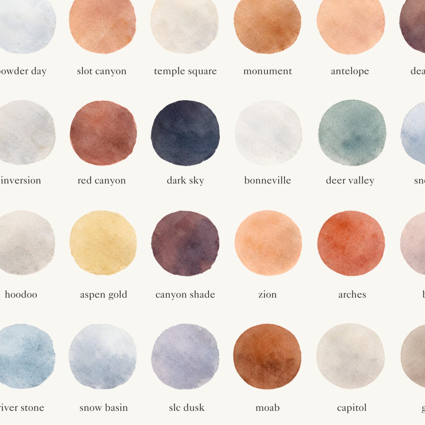 The Colors of Utah - Watercolor Print
