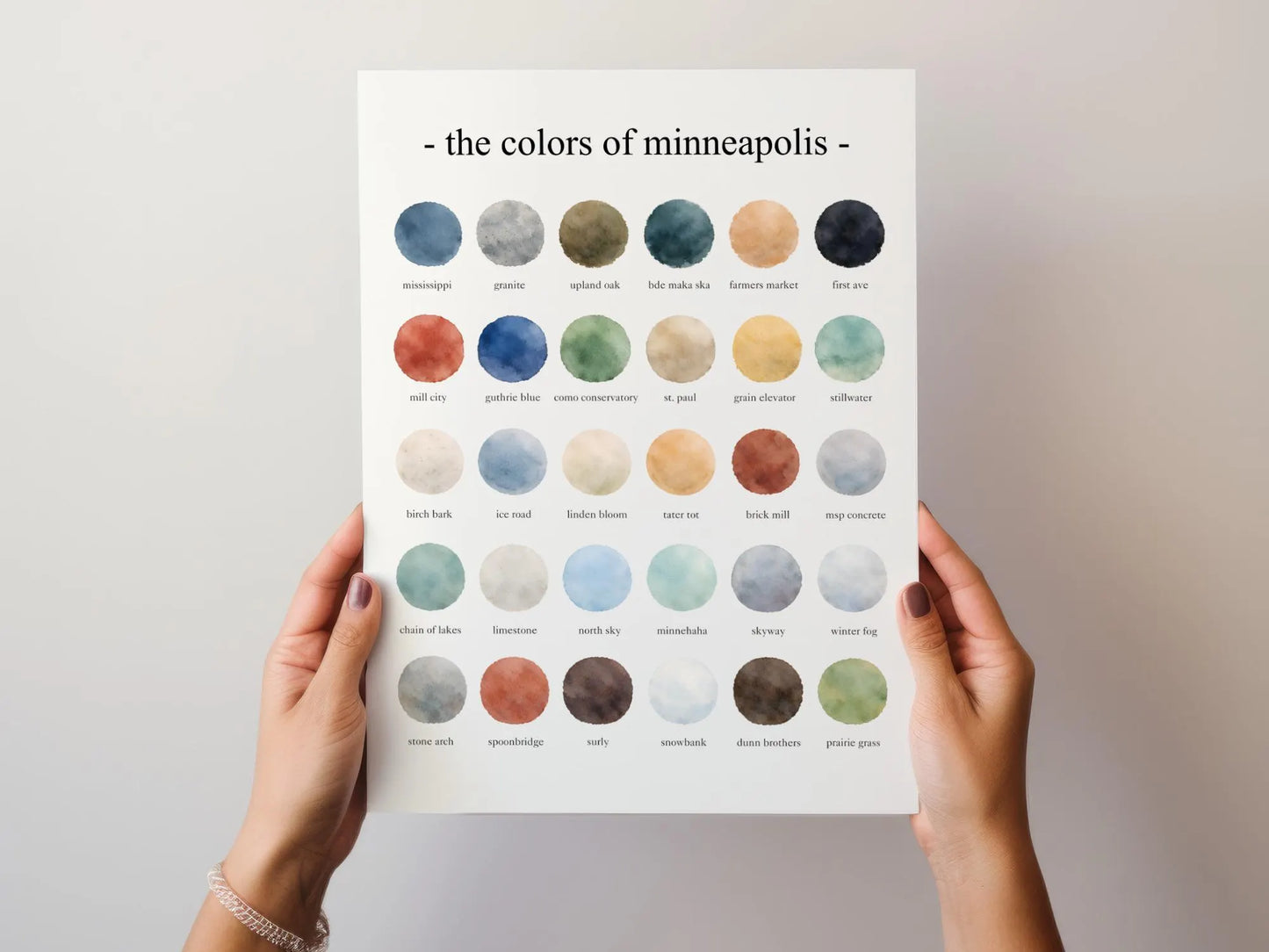 The Colors of Minneapolis – Watercolor