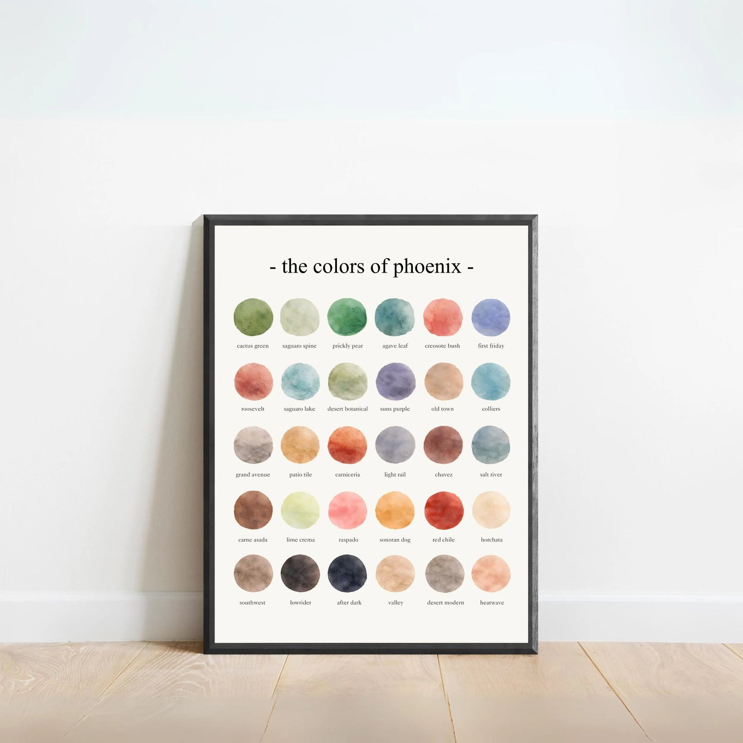 The Colors of Phoenix – Watercolor