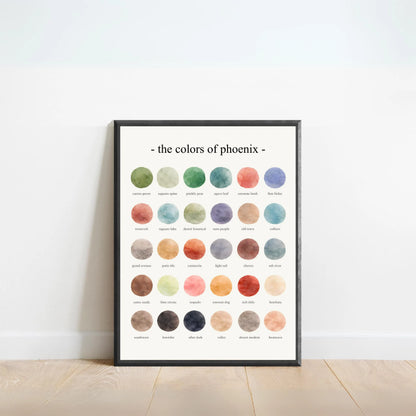 The Colors of Phoenix – Watercolor