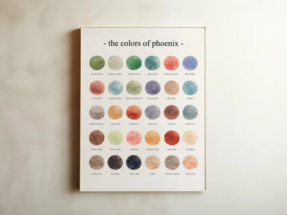 The Colors of Phoenix – Watercolor