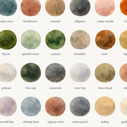 The Colors of Louisiana - Watercolor Print