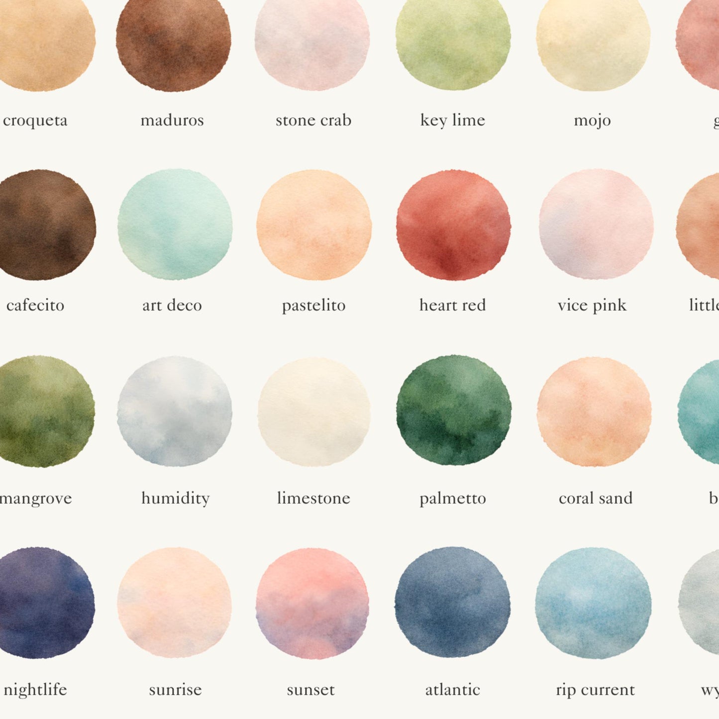The Colors of Miami – Watercolor