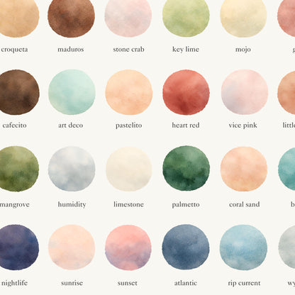 The Colors of Miami – Watercolor