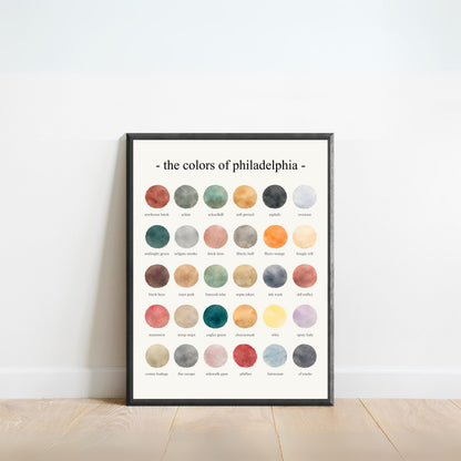 The Colors of Philadelphia  – Watercolor