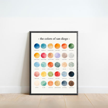 The Colors of San Diego – Watercolor
