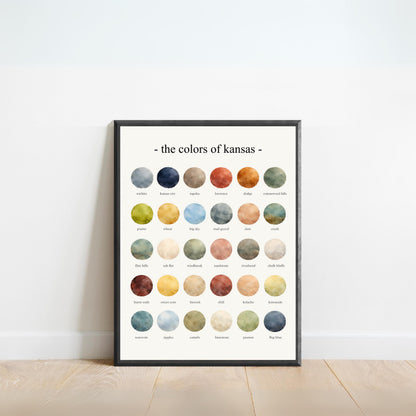 The Colors of Kansas  – Watercolor