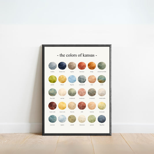 The Colors of Kansas  – Watercolor