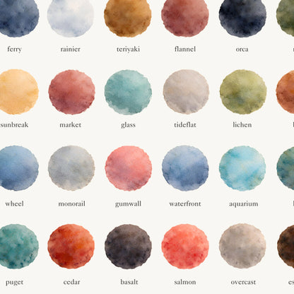 The Colors of Seattle – Watercolor