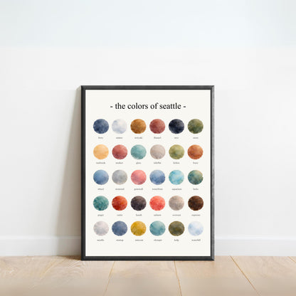 The Colors of Seattle – Watercolor
