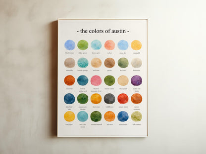 The Colors of Austin  – Watercolor