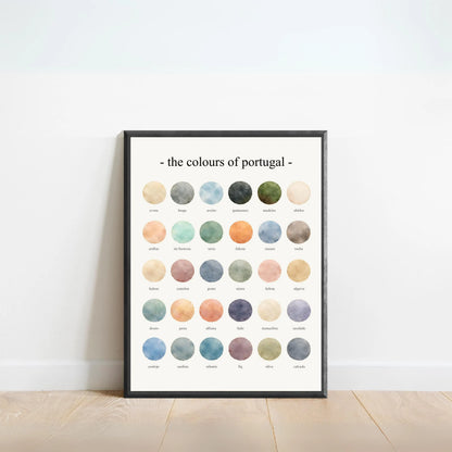 The Colours of Portugal - Watercolor Print