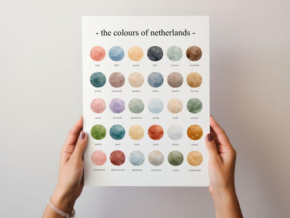 The Colours of Netherlands - Watercolor Print