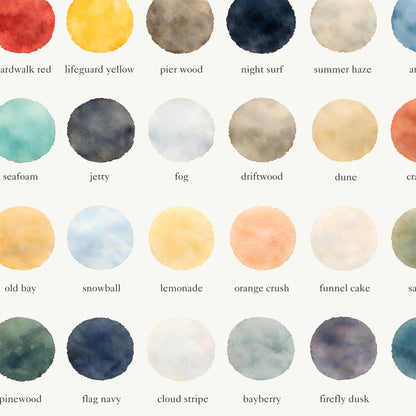 The Colors of Ocean City – Watercolor